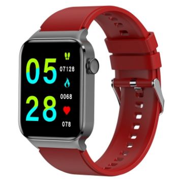 Red T50 1.85" Smart Watch, IP67 Waterproof, Voice Assistant, Health Monitoring - 1