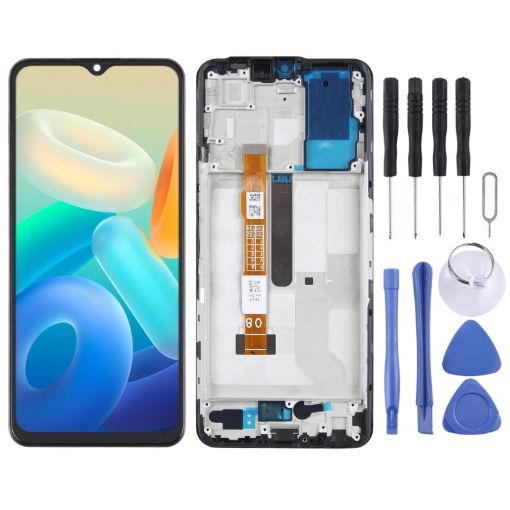 LCD Screen For vivo Y74s/Y76s Digitizer Assembly With Frame - 1