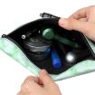 FIREDOG CL93 Portable Deodorant Bag with Lock (Marble Red) - 2
