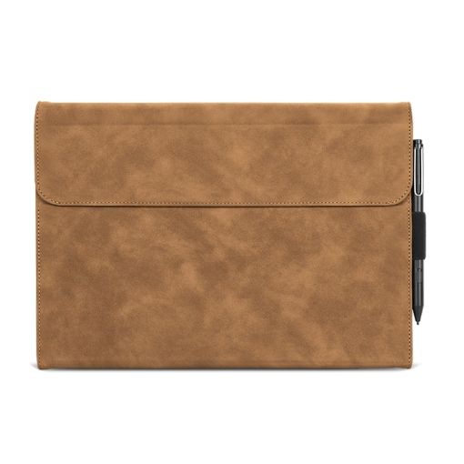 Surface Pro X Sheepskin Shockproof Protective Case (Brown) - 1