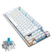 AULA F3001 RGB 87 Keys Wired/Wireless/Bluetooth Gaming Keyboard - 1