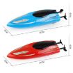 JJR/C S8 Mini RC High Speed Stunt Boat 2.4G (Red) - 2