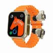 N22 2-in-1 HD Sport Smartwatch with Bluetooth Call Earphone Orange - 3