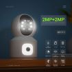 ESCAM QF010 2x2MP Dual Lens WiFi Camera with Motion Detection (EU Plug) - 3