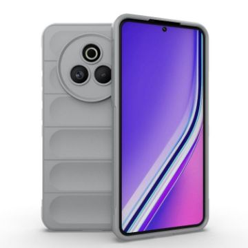 Realme P3 Pro 5G Grey TPU + Flannel Phone Case - Global Magic Shield - 1