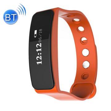 TLW05 0.86" OLED Smart Bracelet, IP66 Waterproof, Bluetooth, Orange - 1
