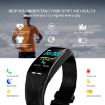 Smart Z21 Plus Bracelet: 0.96" LCD, Waterproof, Health Tracking (Blue) - 3