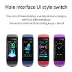 C21 Smart Bracelet: Calls, Heart Rate, BP, Sleep, IP67, 1.14" IPS, Purple - 5