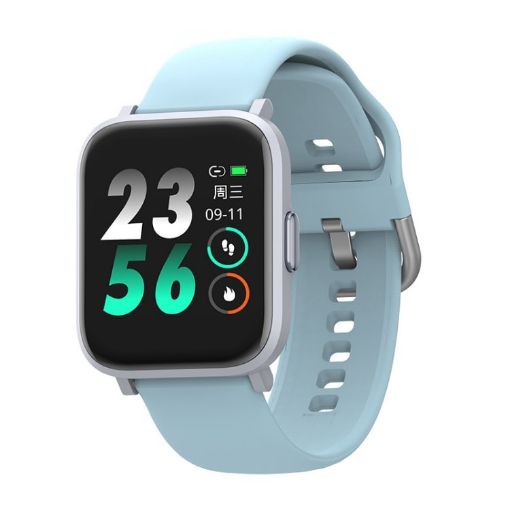 CS201 Waterproof Smart Watch, Heart Rate & Exercise Monitor, Blue - 1