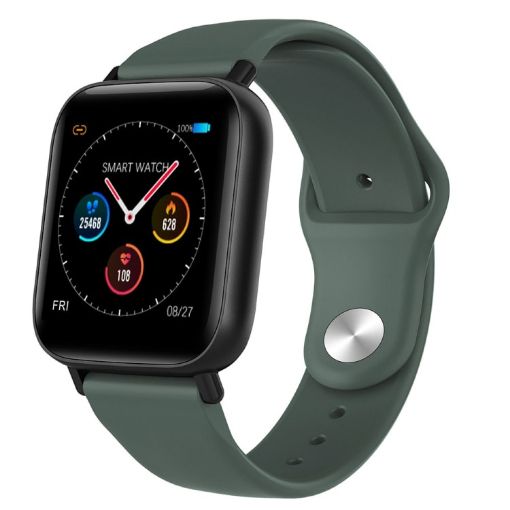 Q10 Fashion Smart Sports Watch, 1.3" TFT, IP67 Waterproof, Green - 1