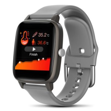 T98 Smart Watch: 1.4" Screen, IP67, Temp, Heart Rate, BP Monitor - 1