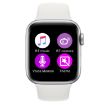 H55Pro 1.4" Smart Watch with Health Monitors, Silver White Strap - 2