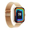 GT20 Smart Watch: 1.69" TFT, IP67, Bluetooth Call, Monitor, Gold Strap - 2