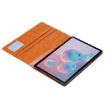 Samsung Galaxy Tab S7 FE/S7 Lite Leather Case, Red, Card Slots - 6