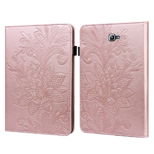 Samsung Galaxy Tab A A6 10.1" 2016 Lace Flip Case, Rose Gold - 1