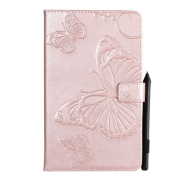 Galaxy Tab A 8.0 (2019) PU Leather Case with Card & Pen Slots - 1