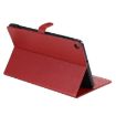 Samsung Galaxy Tab A9.7 T550 Leather Case, Red, Shockproof Flip Cover - 5