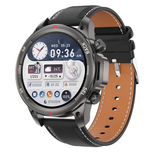 DK68 1.53" Smart Watch: IP67, BT 5.0, Health Monitor - Black - 1