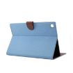 Light Blue Denim Flip Case for Galaxy Tab A7 T505 with Holder - 5