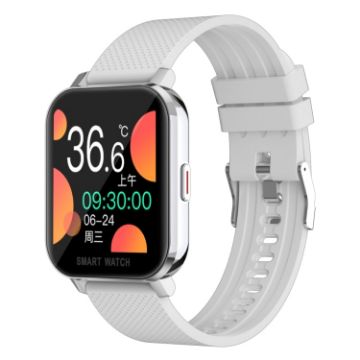 MT28 1.54" Smart Watch, Heart Rate/BP Monitor, IP67 Waterproof (White) - 1