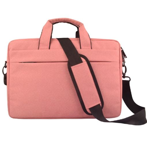 Pink Lightweight Laptop Bag with Shoulder Strap for 13.3" Devices - 1