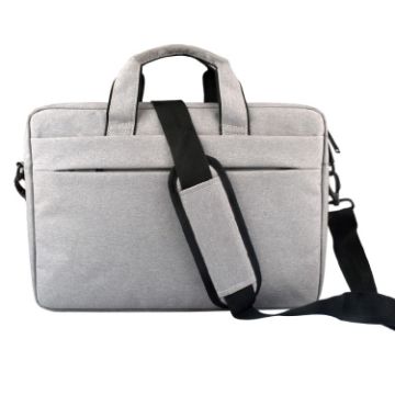 Wear-resistant Grey Laptop Bag for 13.3" & Below Macbook, Samsung, Lenovo - 1