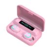 F9-9 TWS Bluetooth Earbuds with LED Display & Power Bank (Pink) - 1