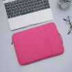 Magenta 15.4" Universal Denim Laptop Bag for MacBook & Lenovo - 4