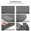Universal 4 in 1 Waterproof PU Leather Laptop Bag Set (Grey) - 4