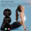 1.09" Silver IPS Smart Watch, IP67, Heart/Sleep Monitor, Steel Strap - 5