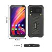 UNIWA M512 Rugged Phone, 4GB+64GB, IP65, 4100mAh, 5.7" Android 12 - 3