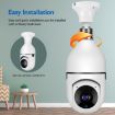 Dual-band WiFi 1080P HD Outdoor Light Bulb Camera with Night Vision - 3