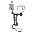 PULUZ CNC Aluminum Diving Bracket for GoPro & DJI, DSLR Cameras - 1