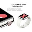 P10 1.3" IPS Smart Watch, IP67 Waterproof, Heart Rate Monitor, White - 5