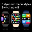 IWO7 Smart Watch: Waterproof, Bluetooth Call, Health Monitoring Gold - 3