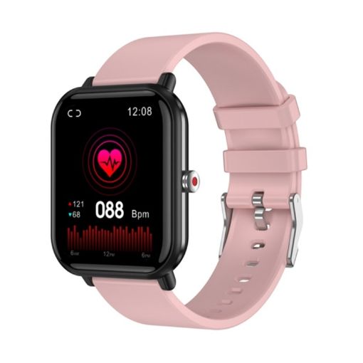 Q9pro 1.7" Smart Watch, IP68 Waterproof, Health Monitoring (Pink) - 1