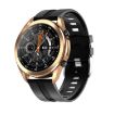 DW95 Smart Watch, 1.28" Screen, Waterproof, Bluetooth Call, Gold Band - 1