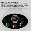 DW95 Smart Watch, 1.28" Screen, IP67 Waterproof, Bluetooth, Black - 5