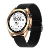 DW95 Smart Watch, 1.28" Screen, IP67 Waterproof, Monitor, Gold - 1