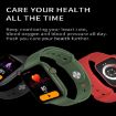 i7 Pro Smart Watch: 1.75" Screen, IP67 Waterproof, Health Monitor (Blue) - 6