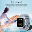 P52 1.3" Smart Watch, IP68 Waterproof, Heart/Health Monitoring (Pink) - 3