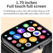T45S Smart Watch 1.7" Screen, IP67, Health Monitoring, Black - 5