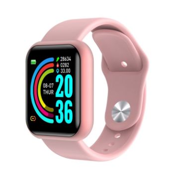 GM20 1.3" IPS Smart Watch: Waterproof, Call, Heart Rate, Pink - 1