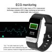 Red T1 Smart Watch 1.14", IP67, Heart Rate, Sleep & ECG Monitoring - 6