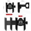 BENGGUO Aluminum Phone Holder for Bike/Motorcycle, Black - 3