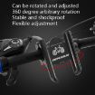BENGGUO Aluminum Phone Holder for Bicycles & Motorcycles, Titanium - 5