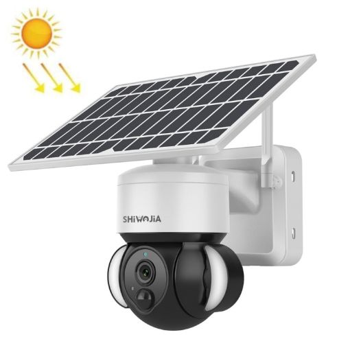 SHIWOJIA 1080P IP66 Waterproof Solar Dome Camera with Night Vision - 1