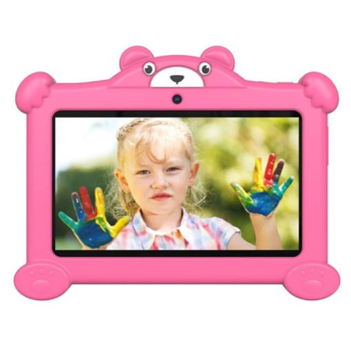 Pritom K7 Pro Panda 7" Kids Tablet, 32GB, Android 11, Pink - 1