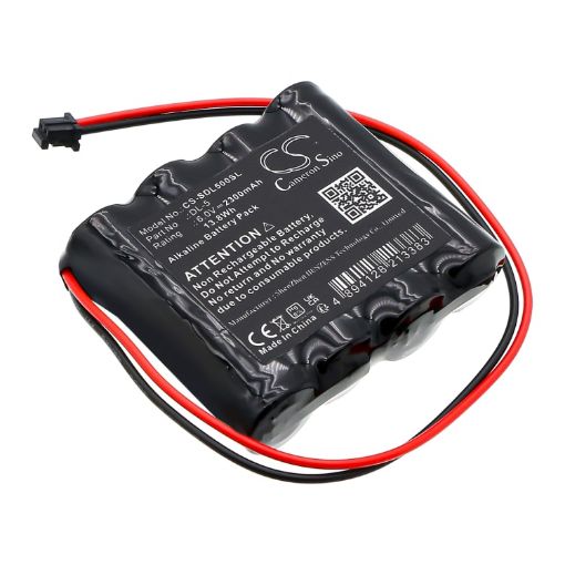 Saflok S7400-12 DL-5 Battery 885008 740012 459112 (p/n DL-5) - 1