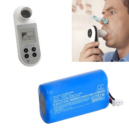 Alaris Micro 1 Spirometer Battery p/n 36-BAT1043 OM11861 - 1